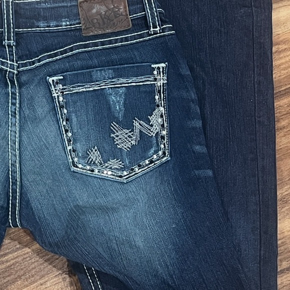 BKE Dark Indigo Boot Cut Jeans - Picture 4 of 6